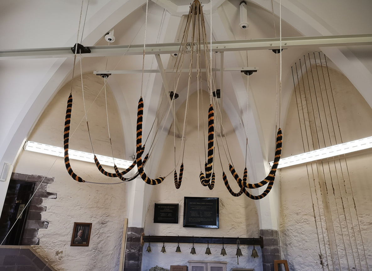 Rope Spider in use in a church